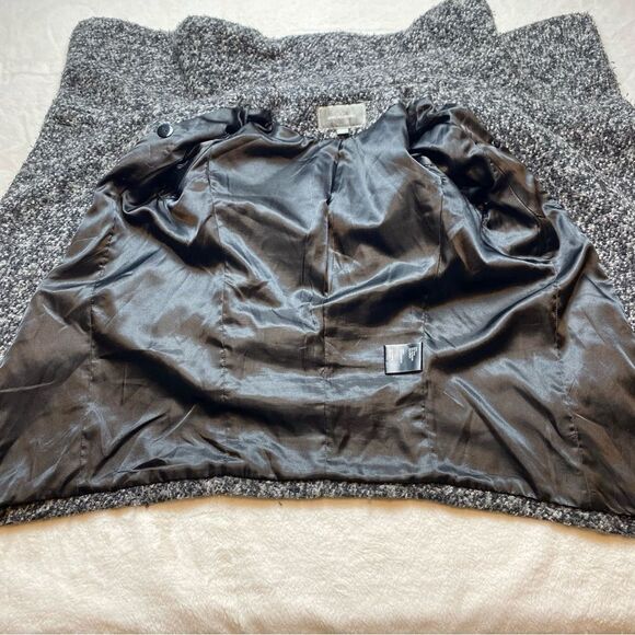 Johnston & Murphy Wool Blend Black Gray White Coat Size Small - Picture 8 of 13